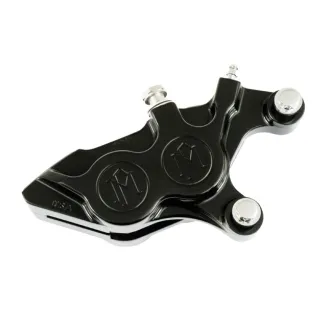 Performance Machine Front, Right 4 Piston Differential Bore Caliper 11.5 Discs in Black Anodised Finish For 2000-2014 Softail, 2000-2017 Dyna, 2000-2007 Touring, 2000-2013 XL, 2002-2005 V-Rod Models (0053-2920-B)