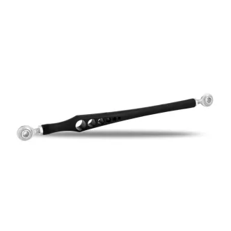 Performance Machine Aluminium Shift Rod Holeshot Including Rod Ends & Hardware in Black Ops Finish For 1986-2023 Softail, 1986-2023 FLT/Touring Models (0034-0058HST-SMB)