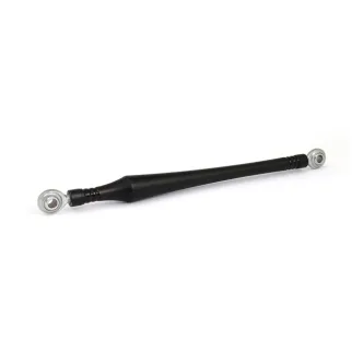 Performance Machine Aluminium Merc Shift Rod in Black Ops Finish Including Chrome Rod Ends & Hardware For 1986-2023 Softail, 1986-2023 FLT/Touring Models (0034-0058MRC-SMB)