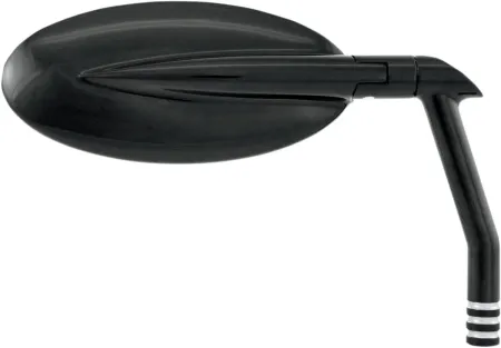 Performance Machine Oval Vision Mirror Assembly in Contrast Cut Fits Left & Right Side (Sold Singly) (0064-2029-BM)