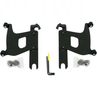 Memphis Shades Bullet Fairing Trigger-Lock Mounting Kit In Black for HD Softail Models (MEB1975)