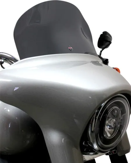 Klock Werks 8 Inch Dark Smoke Flare Windshield For Harley Davidson 2018-2024 Sport Glide FLSB Models (KWW-02-0527)