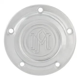 Performance Machine 5 Hole Scallop Ignition Cover in Chrome For 1999-2017 Twin Cam Models (0177-2029-CH)