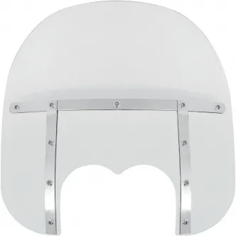 Memphis Shades 15 Inch Fats Windshield Clear for Harley Davidson 2008-2017 FXDF Dyna Fat Bob - Dual Headlight (MEM6730)