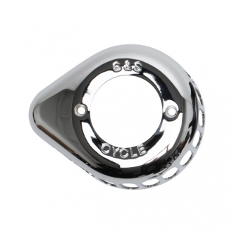 S&S Cycle Air Stinger Show Chrome Teardrop Cover (170-0687)