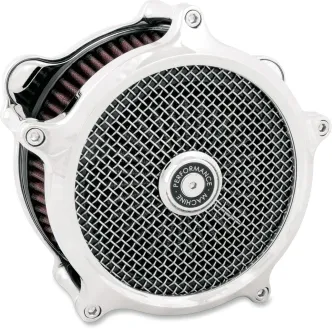 Performance Machine Super Gas Air Cleaner in Chrome Finish For CV Carb, 1993-2006 All Big Twin, Delphi Inj, 2001-2015 Softail, 2004-2017 Dyna (Excluding 2017 FXDLS), 2002-2007 FLT/Touring Models (0206-2006-CH)