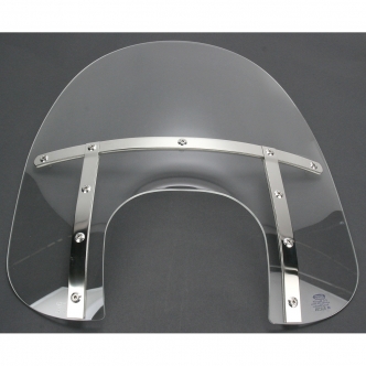 Memphis Shades 15 Inch Fats Windshield in Clear With 9.5 Inch Big Headlight Opening (MEM6720)