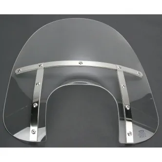 Memphis Shades 15 Inch Fats Windshield in Clear With 9.5 Inch Big Headlight Opening (MEM6720)