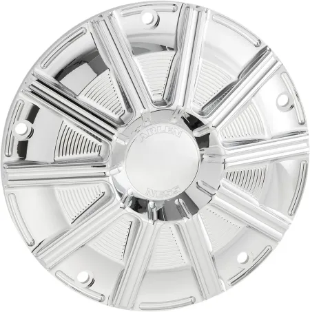 Arlen Ness 10 Gauge Derby Cover In Chrome For Harley Davidson 2015 FLHTCUL/FLHTK, 2016-2023 Touring/Trike & 2024 FLHR, FLHTK, FLTRT Models (700-001)