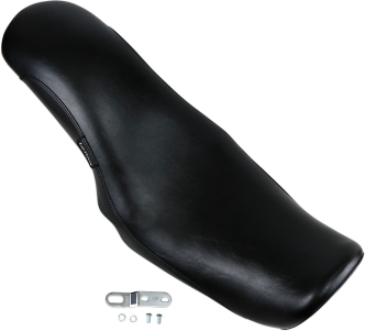 Le Pera King Cobra Smooth Foam 2-Up Seat 10 Inch Rider Width in Black For 2006-2017 All Dyna Models (LK-891)