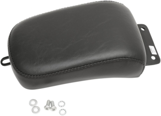 Le Pera Bare Bones Smooth Foam Pillion Pad 7 Inch Wide in Black For 2000-2007 Softail With Up To 150mm Tire, Frame Mounted (Excluding FXSTD Deuce) Models (LX-007P)