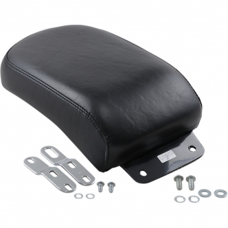 Le Pera Bare Bones Smooth Foam Pillion Pad 7 Inch Wide in Black For 2007-2017 Softail With 150mm Tire (Excluding FXS, FLS/S) Models (LXE-007P)