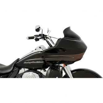 Memphis Shades 5.5 Inch Spoiler Replacement Windshield In Black Opaque For OEM Fairings On Harley Davidson 1998-2013 FLTR/FLTRX/FLTRU Models (MEP85411)