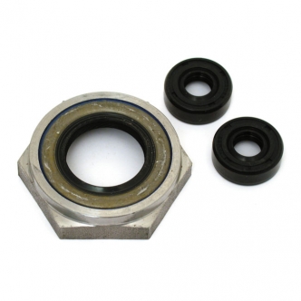 Genuine James Transmission Seal Nut For Harley Davidson 1936-1986 Big Twin 4 Speed Models (35211-36DL)