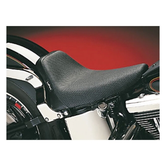 Le Pera Bare Bones Solo Basket Weave Seat For Harley Davidson 2000-2007 Softail Models With Up To 150mm Tyre Models (Excludes FXSTD) (LX-007BW)