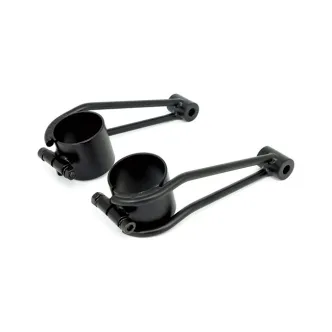 Doss 39mm Black Painted Steel Bracket For Vintage Headlight ARM739009 And ARM839009 (86941)