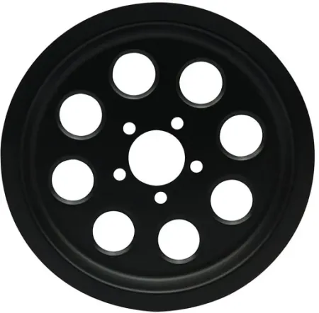DOSS Pulley Cover In Black Finish for 00 to 05 Dyna with 70 tooth pulley (91346-00) (15-303BK)
