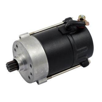 All Balls Prestolite Style 1.4KW Starter Motor In Black For Harley Davidson 1967-1980 Sportster, 1966-1982 FL, 1980-1983 FLT & 1982-1983 FXR Models (80-1007)