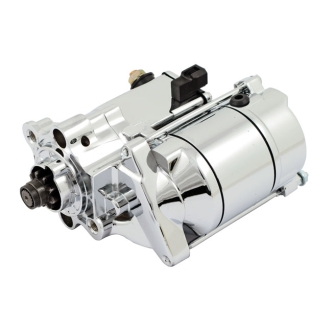 All Balls High Toque Starter 1.4KW In Chrome For Harley Davidson 1981-2021 Sportster & 2008-2012 XR1200 Models (80-1010)