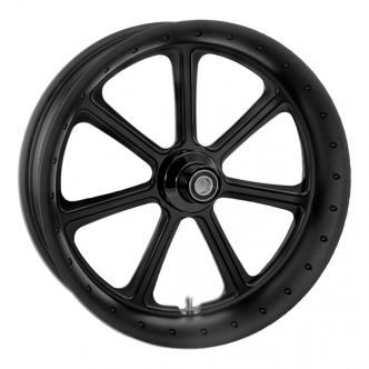 Roland Sands Design 18 x 3.5 Inch Front Diesel Wheel In Black Ops Finish For Harley Davidson 2007 FXST, 2007-2011 FXSTC, 2007-2009 FXSTB, 2007 FXSTD & 2011-2013 FXS Non-ABS Models (ARM164355)