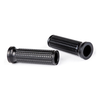 Motogadget MO.Grip Soft Rubber Grips in Black Finish For 7/8 Inch Handlebars (4000407)