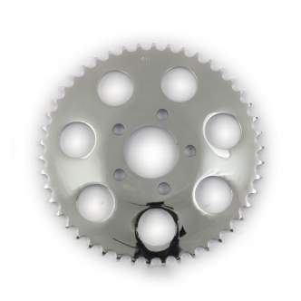 DOSS Rear 46 Tooth Chrome 530 Chain Conversion 6.5mm Offset Sprocket For Harley Davidson 2000-2020 Big Twin & Sportster Models When Converted To Rear Chain (Excl. 2008-2020 Touring & 2002-2017 V-Rod Models) (ARM933109)