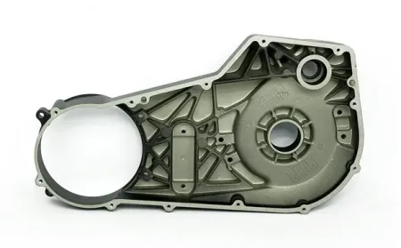 Doss Inner Primary Cover In Black Wrinkle Finish For Harley Davidson 1989-1993 Softail Models (63214B)
