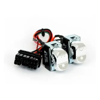 Doss Inner Fairing Accessories And Cruise Control Rocker Switch Kit In Chrome For Harley Davidson 2008-2013 FLHX Models (ARM153629)