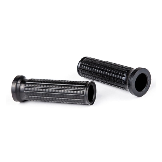 Motogadget MO.GRIP Soft Rubber Grips in Black Finish For 1 Inch Handlebars (4000406)