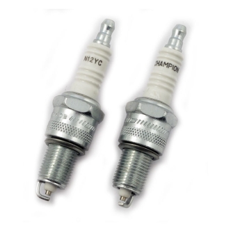 Champion RAX94YC Copper Plus Spark Plugs For 2002-2017 V-Rod, 1996-2010 All Buell Models (Pair) (ARM116139)