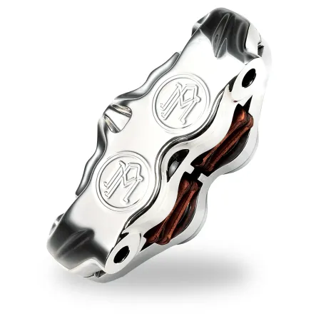 Performance Machine 4-Piston Front Right Radial Mount Caliper In Chrome Finish (0052-2406-CH)