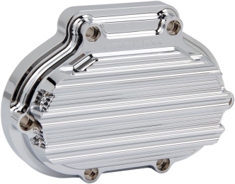 Arlen Ness 10 Gauge Cable Transmission Side Cover In Chrome For Harley Davidson 2006-2017 Dyna, 2007-2017 Softail, 2007-2013 Touring & 2014-2016 FLHR/C Touring Models Without Fairing (03-812)