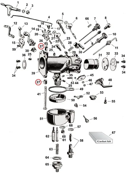 Samwel Supplies Bushing, Throttle Shaft (0124501)