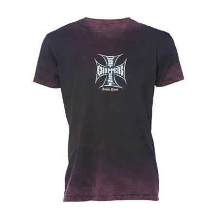West Coast Choppers OG Classic T-shirt Vintage Bordeaux Size Large (WCCTS032656RDL)