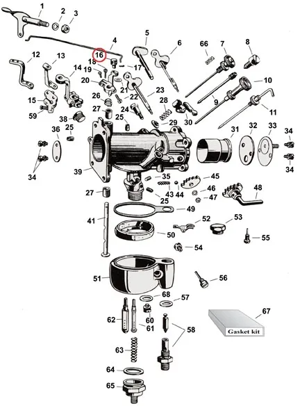 Samwel Supplies Connection Cable To Lever With Screw (0123800)