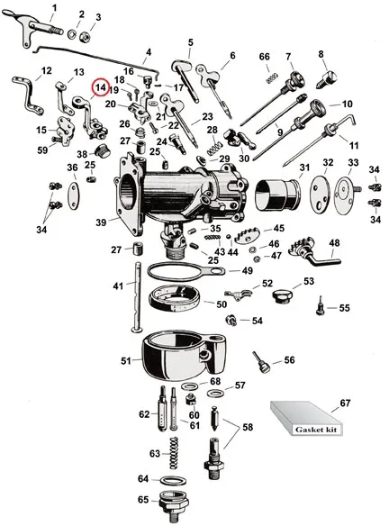 Samwel Supplies Throttle Lever, INCL. Screws (0123801)