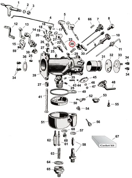 Samwel Supplies Spring, Low Speed Needle Valve Lever (0126401)