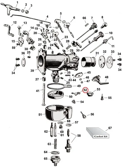 Samwel Supplies Float Lever, Linkert Carb (0127201)