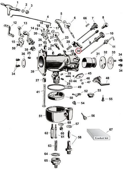 Samwel Supplies Lever, Needle Valve (0129201)
