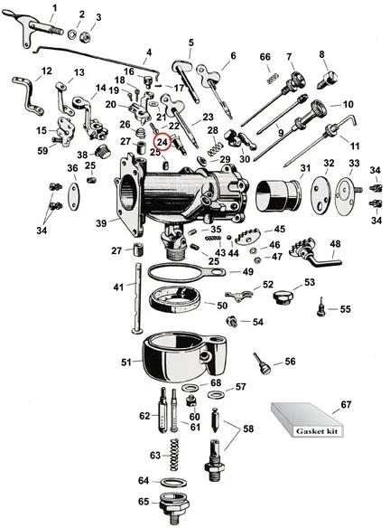 Samwel Supplies Screw, Needle Valve Lever (0129301)