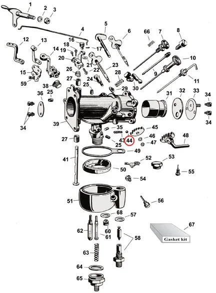 Samwel Supplies Friction Ball, Linkert Carburetors (0129701)
