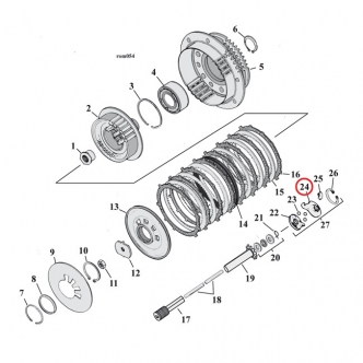 Doss Clutch Release Ramp Inner Replacement Part For ARM555555 (ARM782599)