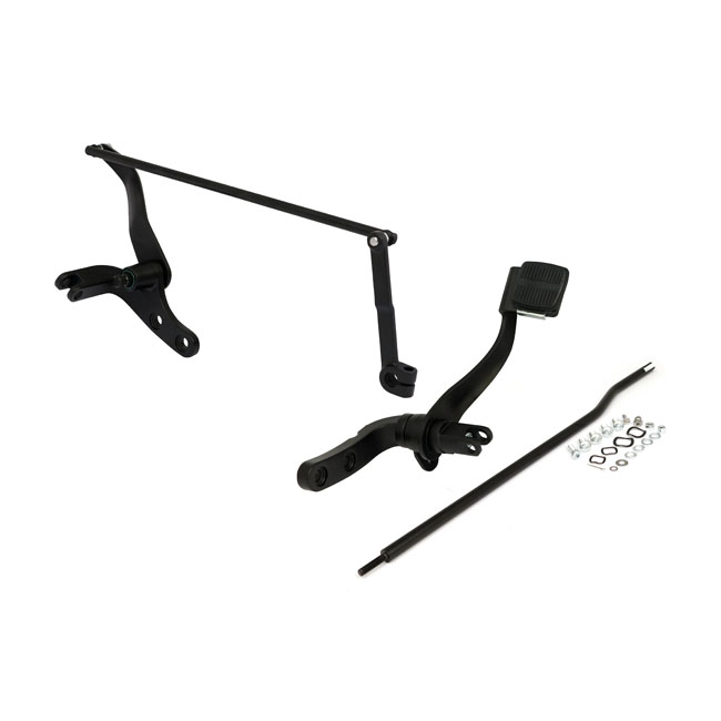 Doss Forward Control Assembly In Black For Harley Davidson 19912017 Dyna Models With Mid