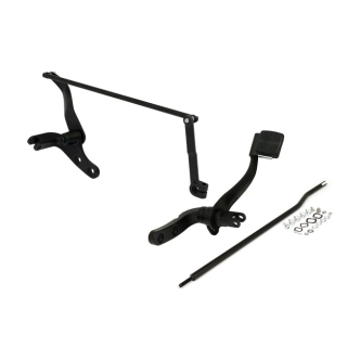 Doss Forward Control Assembly In Black For Harley Davidson 1991-2017 Dyna Models With Mid Controls (ARM277805)