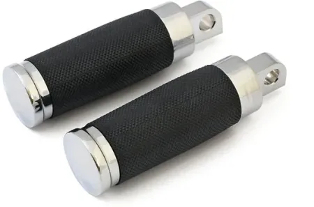Doss Caliber Footpegs With Male Mount In Chrome Finish (77271)