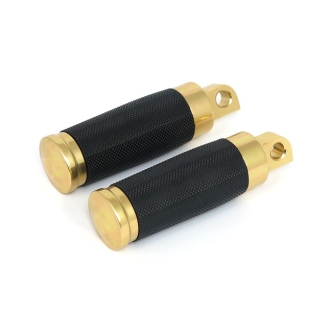  Doss Caliber Footpegs With Male Mount In Brass Finish (ARM400905)