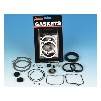 Genuine James CV Carb Rebuild Kit For 1990-2006 Big Twin, 1988-2006 XL Sportster With CV Carb Models (27006-88)