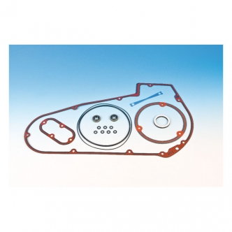 Genuine James Primary Cover Gasket & Seal Kit Foamet With Bead For 1966-1984 4-Speed Big Twin, 1986-1988 5-SP Softail Models (60538-81-KF)