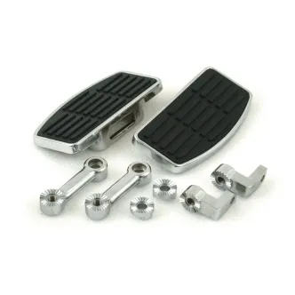 Doss Adjustable Mini Floorboards For Harley Davidson 1984-2016 FXST Softail, 1980-1986 FXWG And 1993-1999 Dyna Wide Glide Models (ARM019909)