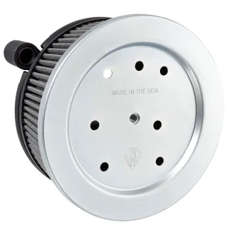 Arlen Ness Stage 2 Big Sucker Air Cleaner With Black Backing Plate For Harley Davidson 1991-2022 Sportster Models (Excl. 2008-2012 XR1200 Models) (50-579)